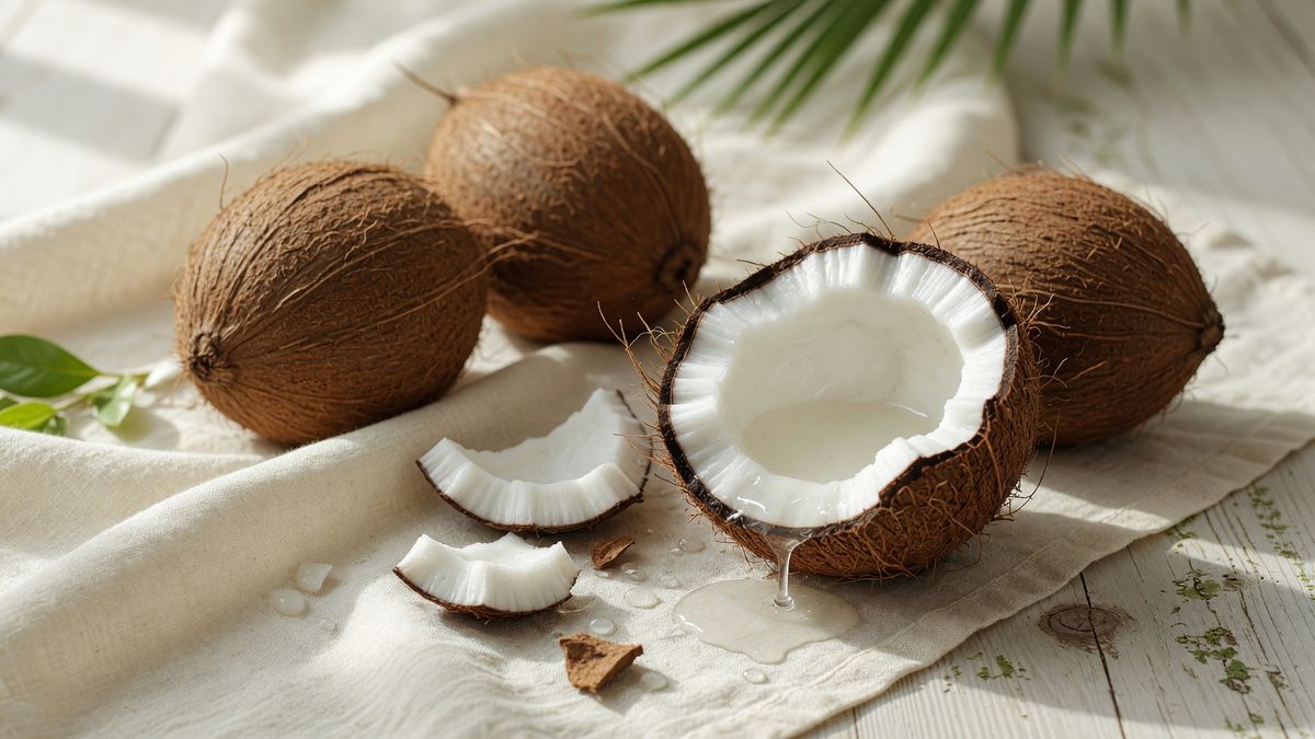 Cocos frescos, esencia de Acoco