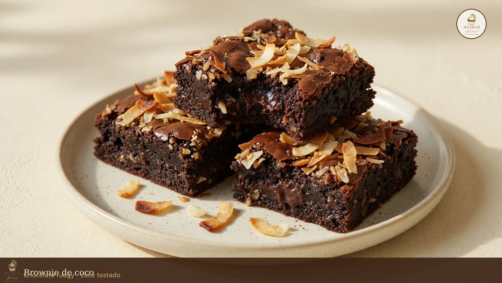 Brownie de coco
