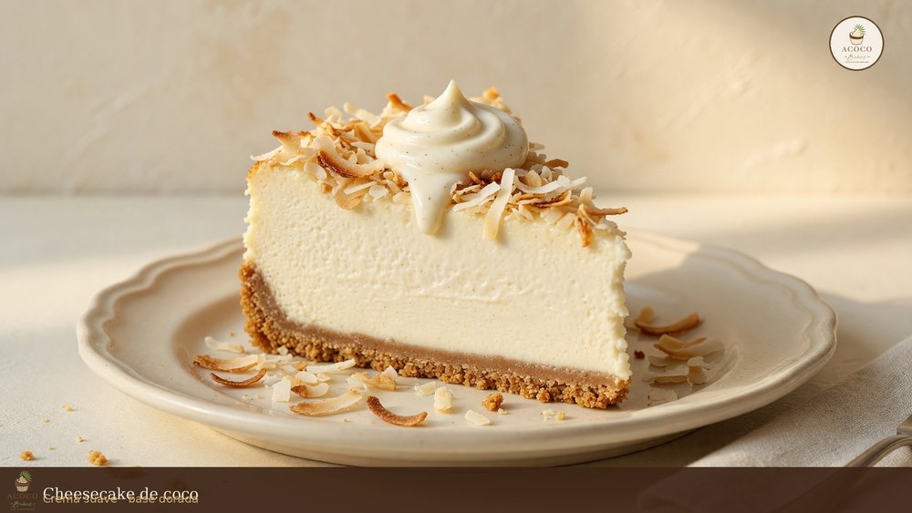 Cheesecake de coco