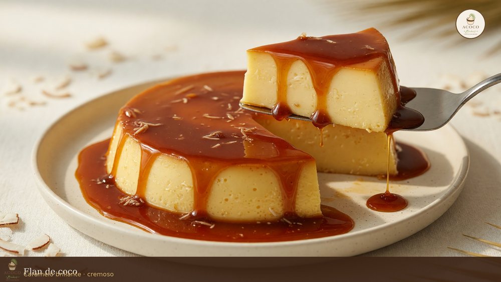 Flan de coco